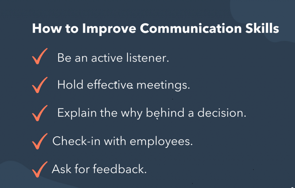 Improve Communication Skills