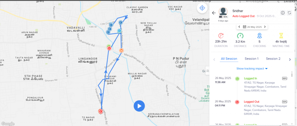 Lystloc: Real-Time Employee Location Tracking 