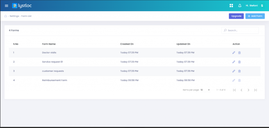 Lystloc:  Work Hours & Attendance