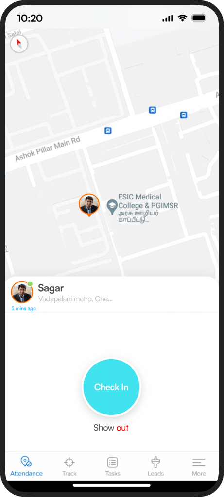 Lystloc : Employees can record attendance at customer locations