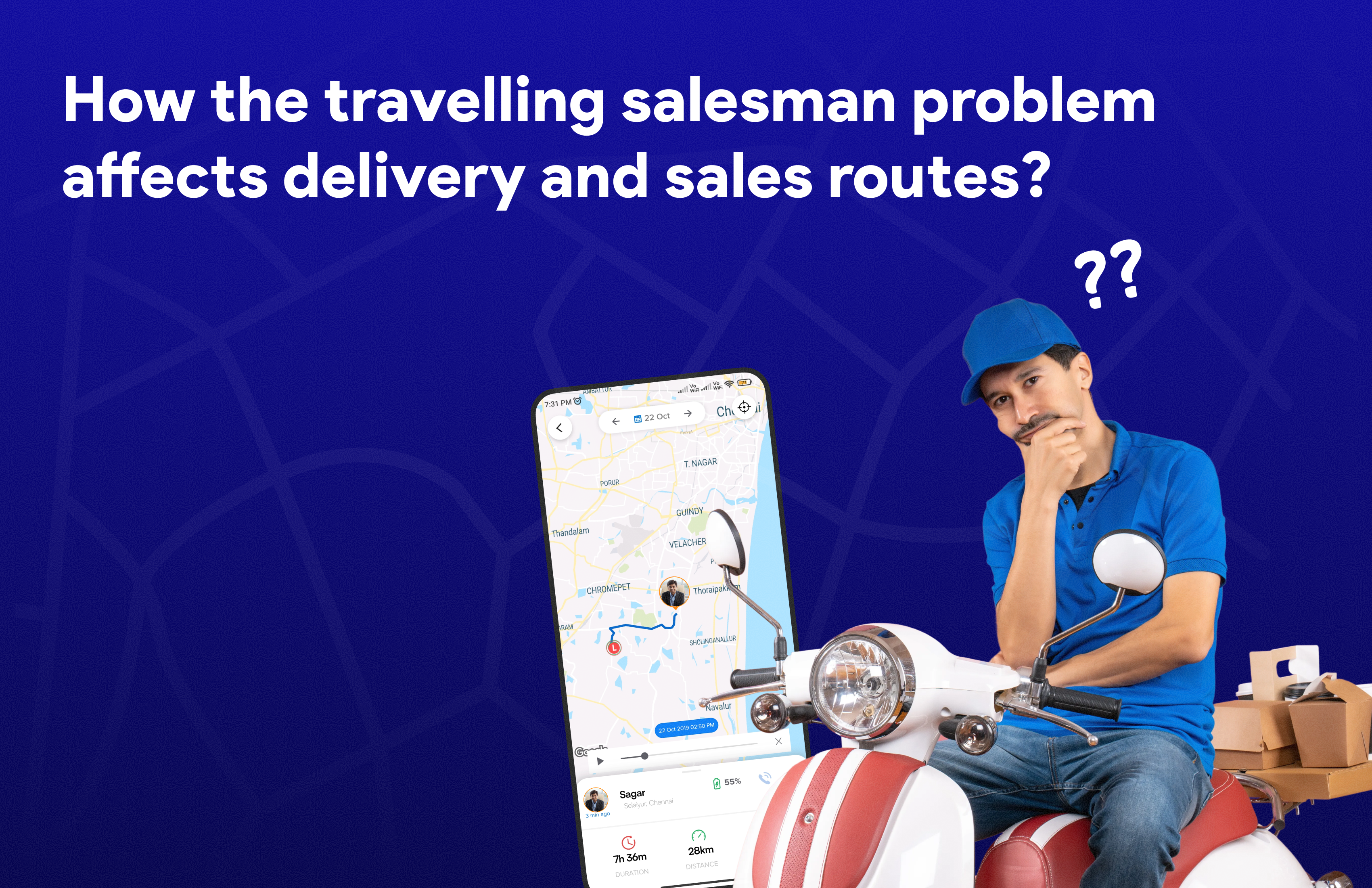 TSP Affects Delivery and Sales Routes
