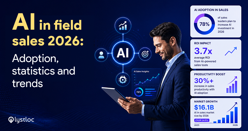 AI in Field Sales 2026: Adoption, Statistics, and  Trends