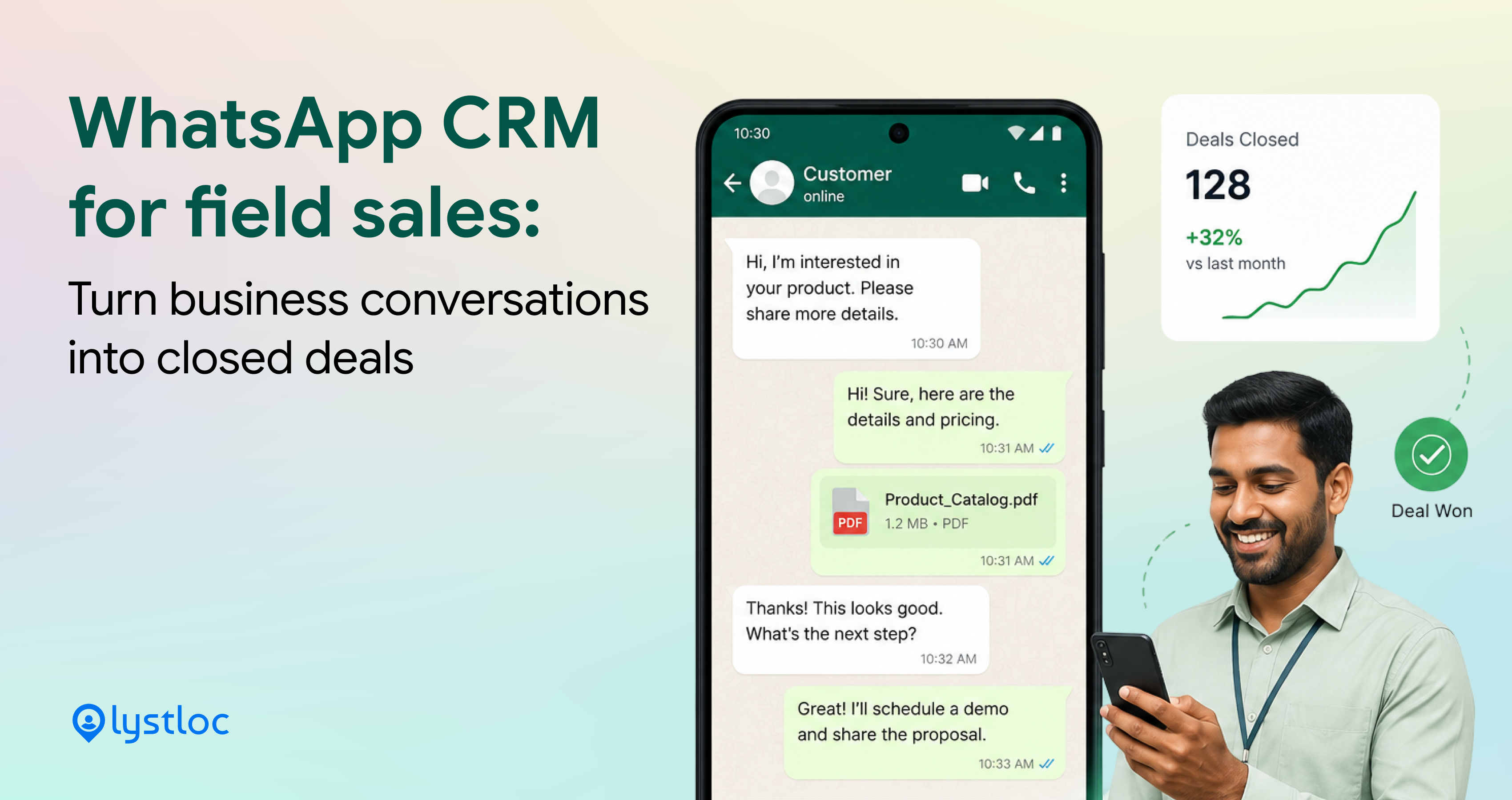WhatsApp CRM for Field Sales