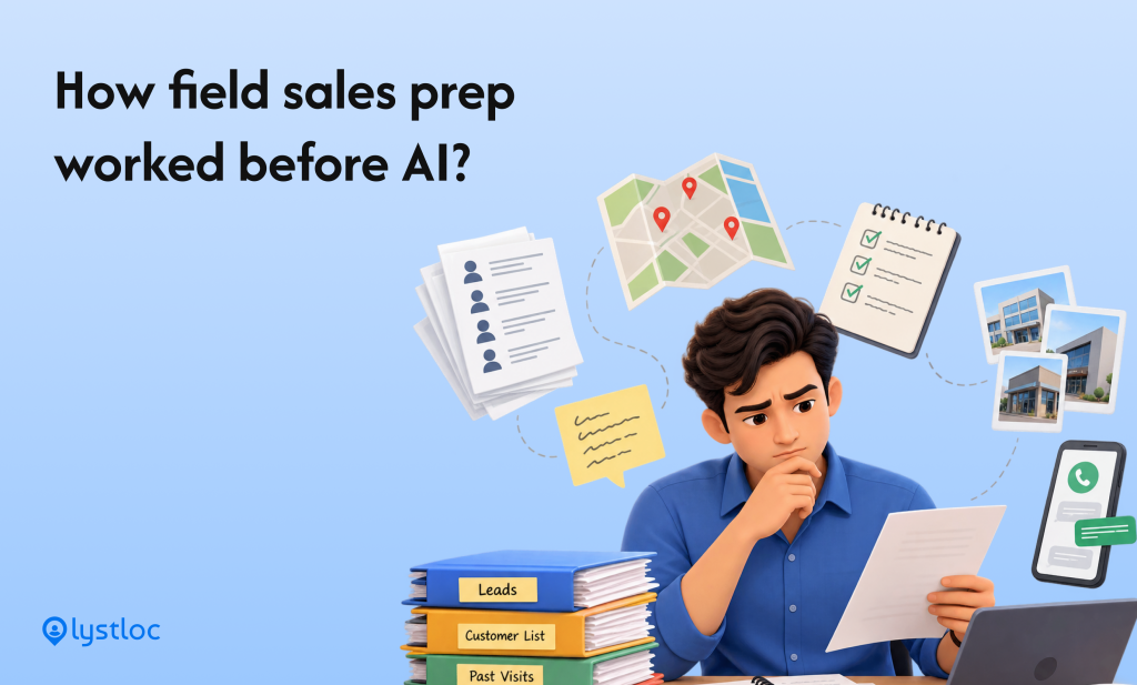 How field sales rep worked before ai