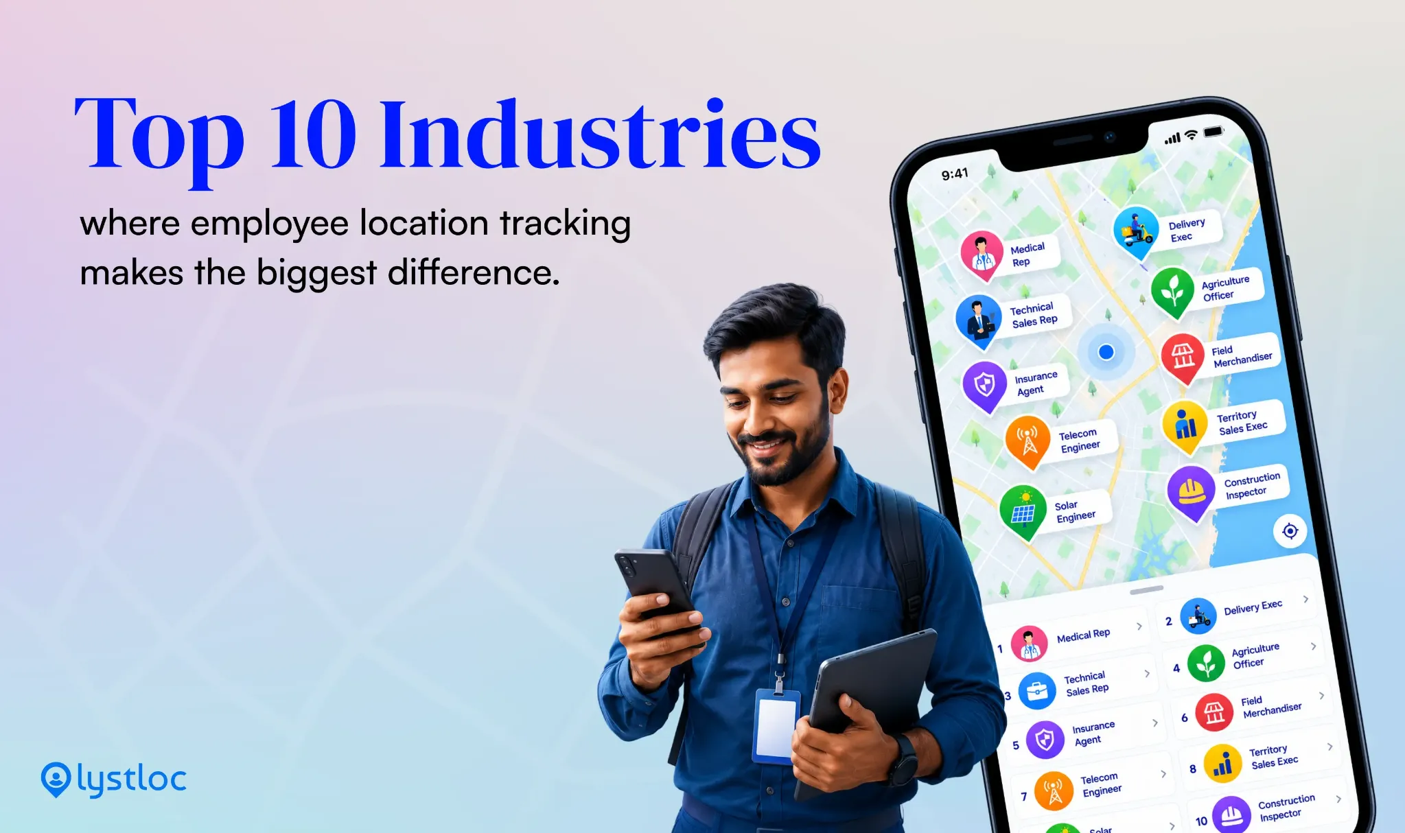 Top 10 industries benefiting from employee location tracking